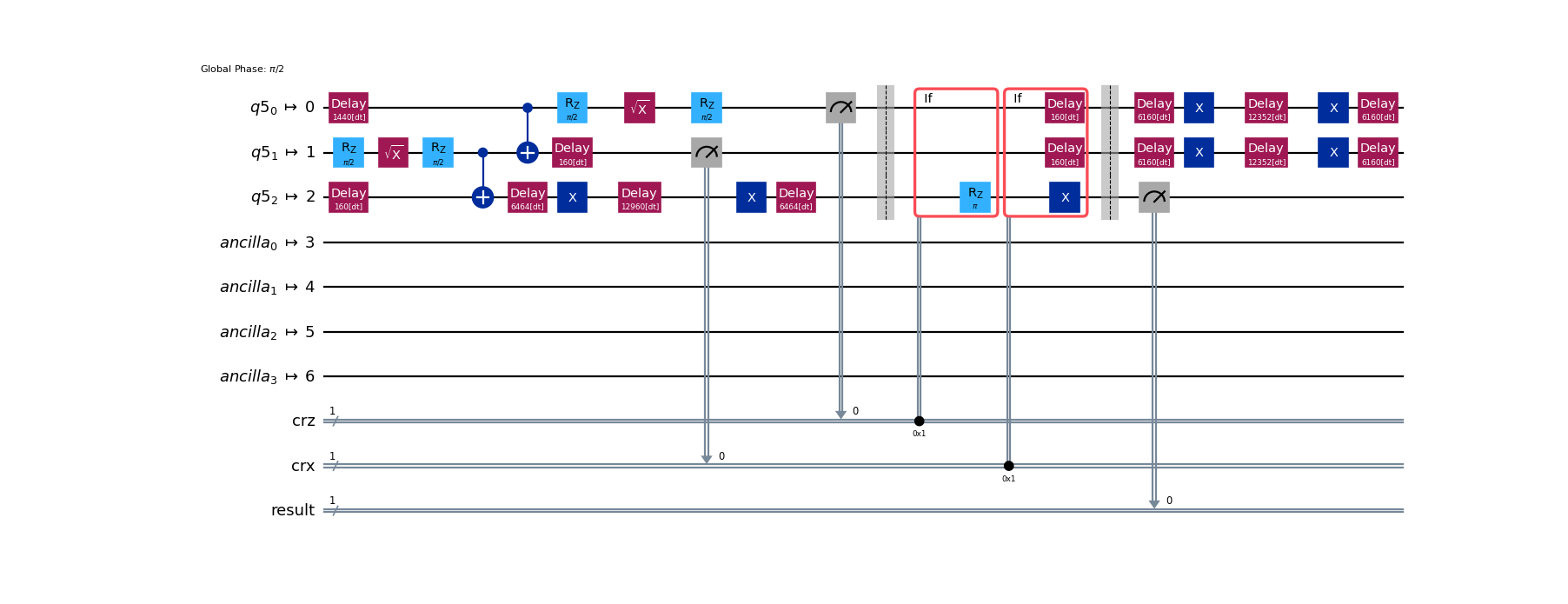 [Circuit diagram output by the previous code.]